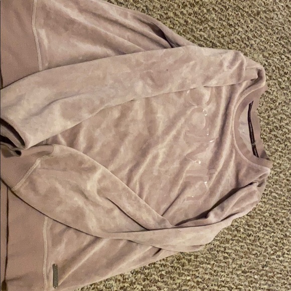 salmon colored Calvin Klein long sleeve sweater - Picture 1 of 3